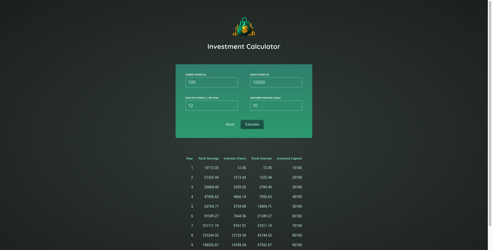 Investment Calculator