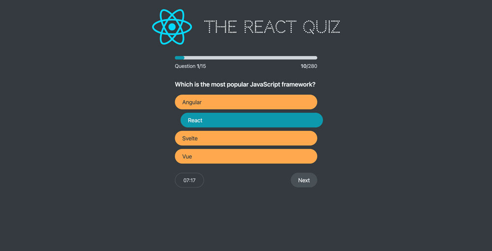 The React Quiz
